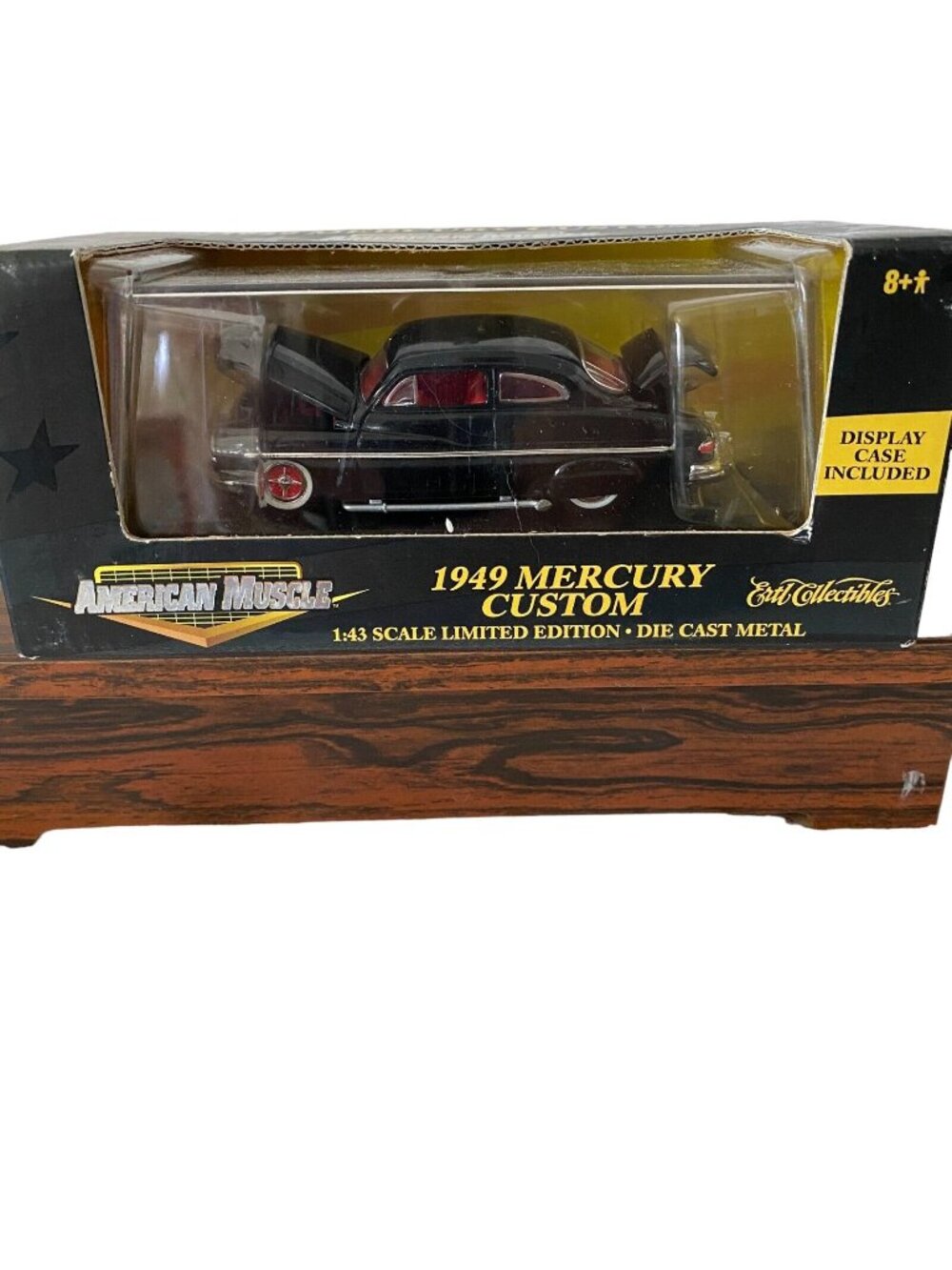 1949 Mercury Custom 1:43 ERTL Die-Cast Collectible Car Display Case